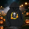 thumbnail image 4 of Grblisyd Cute Hoodies for Teen Girls Halloween Trendy Preppy Hooded Sweatshirts Oversized Long Sleeve Pullover Tops, 4 of 6
