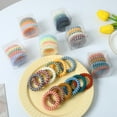 thumbnail image 2 of 6PCS Spiral Hair Ties, Coil Hair Ties, Phone Cord Hair Ties, Ponytail Hair Coils No Crease, 2 of 8