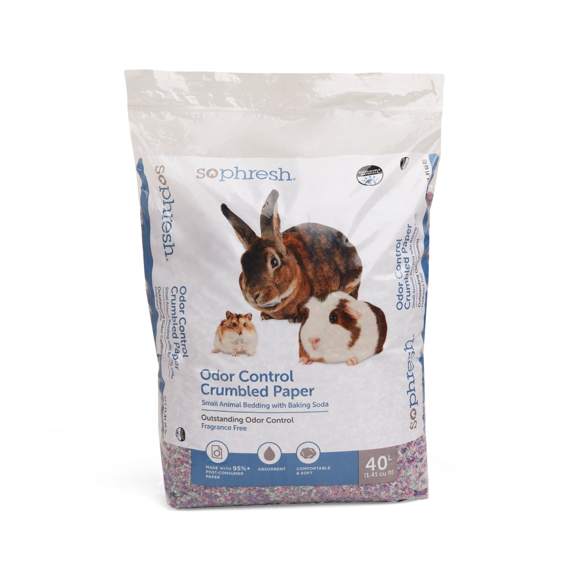 So Phresh Crumbled Paper Confetti Small Animal Bedding 40 Liter