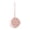 C-Pink, variant on Double Layer Portable Storage Box for Powder Puff and Earrings, Cookie Inspired Plastic Organizer with Hanging Rope