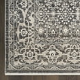 thumbnail image 4 of Nourison Outlines 5'3" x 7'3" Charcoal Ivory Vintage Indoor Rug, 4 of 8