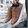 thumbnail image 2 of KAQ Men's Shoes Leather Casual Shoes for Men Fashion Sneakers Casual Dress Shoes, 2 of 8