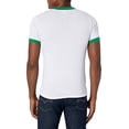 thumbnail image 2 of Ringer T-Shirt M White/Kelly, 2 of 2