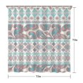 thumbnail image 3 of Boho Theme Polyester Shower Curtain for Bathroom with Hooks and Weighted Hem, Waterproof Bath Decor Sets Hotel Style - Machine Washable,72x72in, 3 of 5
