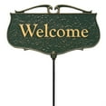 thumbnail image 2 of Whitehall 10044 Welcome - Garden Entryway Sign in Green, 2 of 2