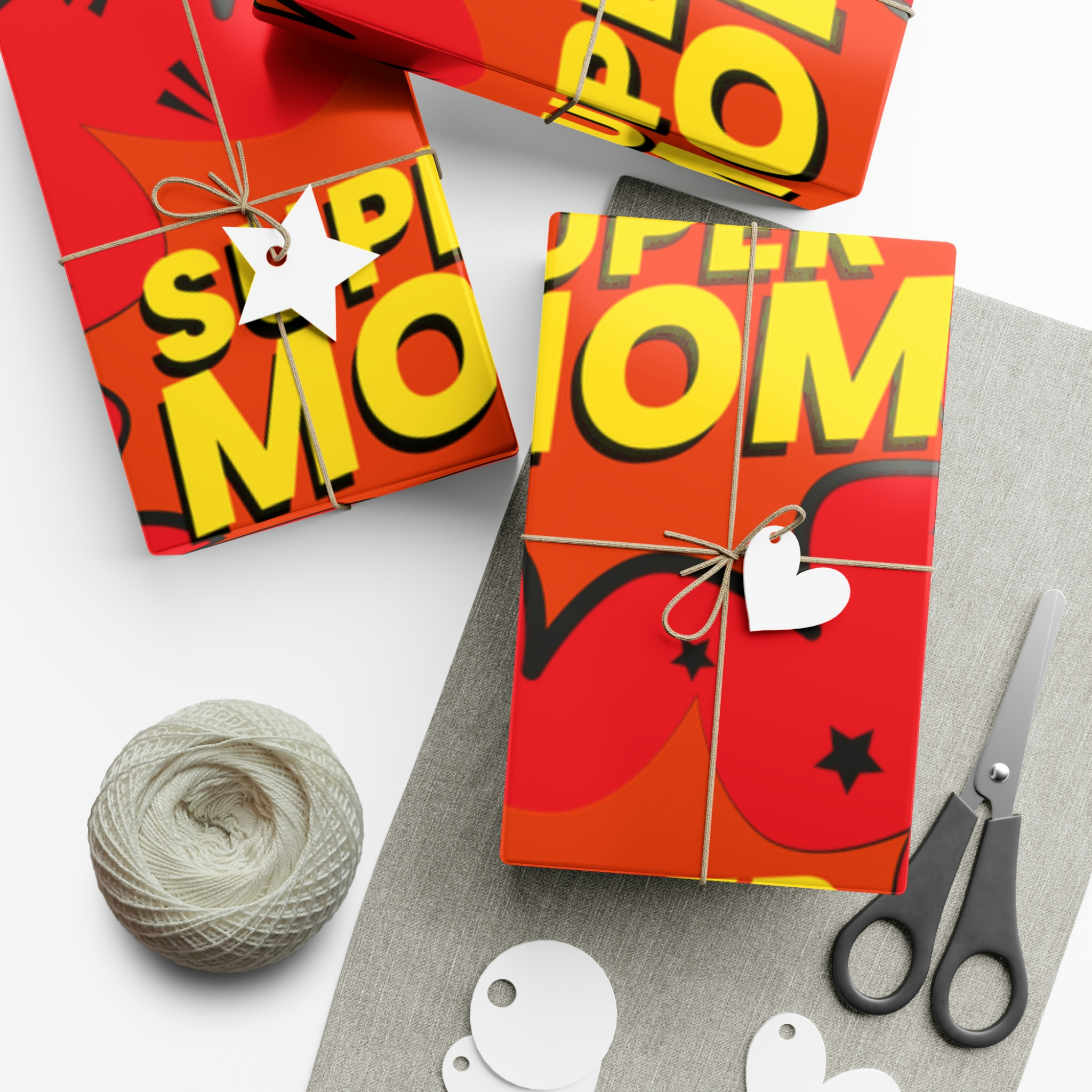 Super Mom Gift Wrap – giftwrapmyface