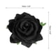 thumbnail image 2 of Uxcell 5 Pcs Clips de Pelo de Flor de Rosa de 4 Pulgadas, Pines de Flor, Broche de Flor para Mujeres, Accesorios para el Cabello, Negro, 2 of 5