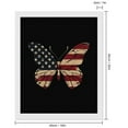 thumbnail image 2 of Diamond Art Kits for Adults, Patriotic USA Butterfly ArtDiamond Painting Kits for Beginners, Frameless Round 5D Full Drill Diamonds Art Gem Art Crafts Home Decor Gifts, 2 of 8