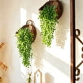 thumbnail image 5 of RECUTMS Hanging Artificial Plants Indoor Faux Ivy Vine with White Ivy Leaf UV Resistant Plants for Room Office Wall Decor (White), 5 of 10