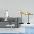 thumbnail image 2 of Escultura de pingüino,Escultura de pingüino para decoración nórdica del hogar,Estatuas de pájaros,Estatuas de pájaros de madera,decoración del hogar,decoraciones de pájaros,Figuras de, 2 of 8