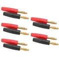 thumbnail image 1 of Banana Plug Adapter, Banana Plug Coupler 10Pcs Standard Size Professional Fireproof And Flame Retardant  For Electrical Numerical Test, 1 of 8