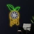 thumbnail image 2 of Handmadetneonsign Dripping Lemon Neon Sign, Lime LED Sign, Lemon Fruit Neon Light, Dripping Lime, 2 of 5