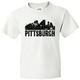 thumbnail image 3 of Inktastic Pittsburgh Skyline Grunge Youth T-Shirt, 3 of 5
