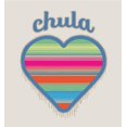 thumbnail image 6 of Chula Mexican Woven Heart Sarape Adult Sand Long Sleeve Hoodie-Large, 6 of 7