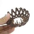 thumbnail image 4 of Garras de nido de pájaro de moda para mujeres, 1 pieza, marrón, 4 of 5