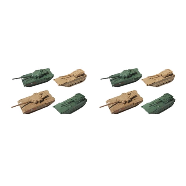 Vogacara Kit de modelo de tanque de 4 piezas Modelo de acción para exteriores 2piezas Tipo 1