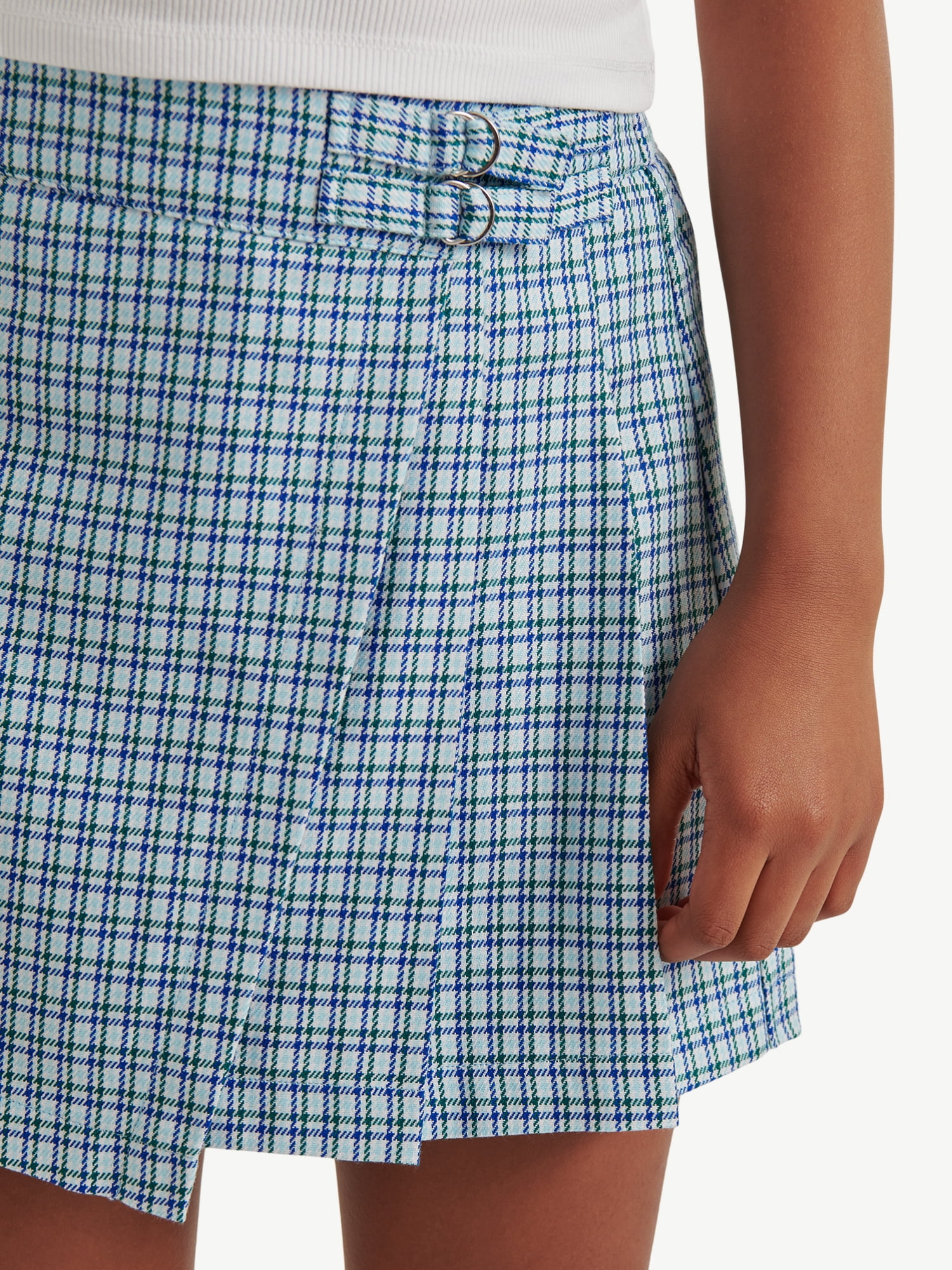 Justice Girls Plaid Pleated Skirt, Sizes XS - XLP