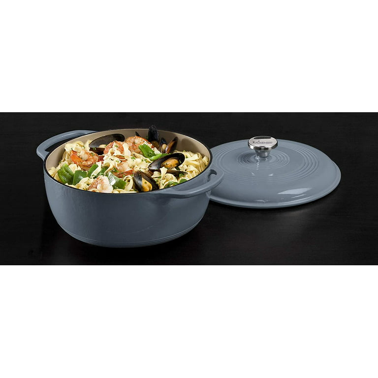 Lodge Manufacturing Enameled Cast Iron Dutch Oven - Blue 805164