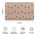 thumbnail image 3 of Beige Football and Stars Pattern Bathroom Rugs Mat,Non Slip Microfiber Bathroom Rug,Rubber Backing,Soft Bathroom Mats for Bathroom Floor,Tub and Shower,20x32in(50x80cm), 3 of 5