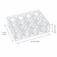 thumbnail image 3 of Small Plastic Storage Containers 12 Pack with Lid for Craft and Jewelry Storage, 3 of 6