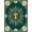 Green, Pattern 5, variant on ODIKA Dining Under Mushroom Botanical Forest Toadstool Motifs Table Non-Slip Chair-Friendly for Home Office, Gaming Room, Desk