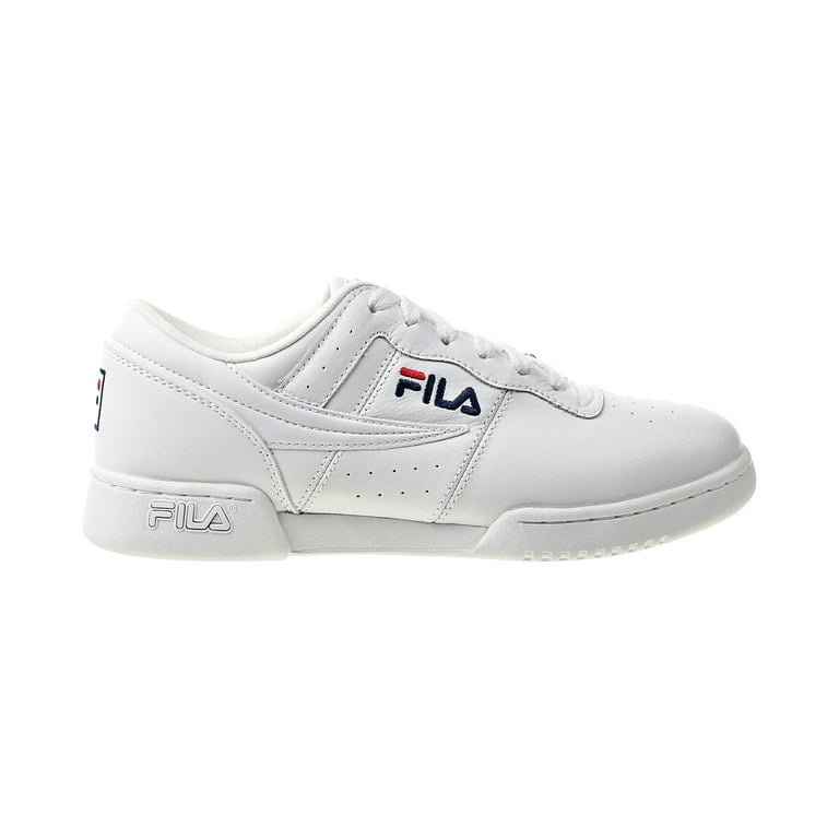 Fila Original Fitness Lea Classic Sneaker - Wht/Wht/Nvy-red - Mens - Walmart.com