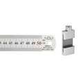 thumbnail image 1 of Unique Bargains Stainless Steel Ruler with Scriber Block 20' Metric Inch Ruler with 30mm Locating Vernier Slider, Silver Tone, 1 of 5