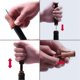 thumbnail image 2 of Wine Bottle Opener Needle Type Lipstick Shape Portable Air Pressure Wine Bottle Opener for Home Restaurant Red, 2 of 5