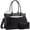 Black-grey, variant on Laptop Bag for Women, 2-in-1 Tote Purse with Clutch & Cup Holder, Waterproof Briefcase for Work Travel