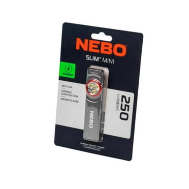NEBO Slim Mini 250 Lumen LED Rechargeable Compact Pocket Flashlight