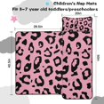thumbnail image 5 of Pink and Black Of Leopard Print Toddler Nap Mats for Kids Preschool,Sleeping Mat Bag or Kids,Toddler Sleeping Bag,Toddler Nap Mat or Daycare, 5 of 6