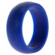 thumbnail image 1 of Alianza de bodas de silicona estilo cúpula - Azul de ROQ para hombre - Anillo de 11 mm, 1 of 1