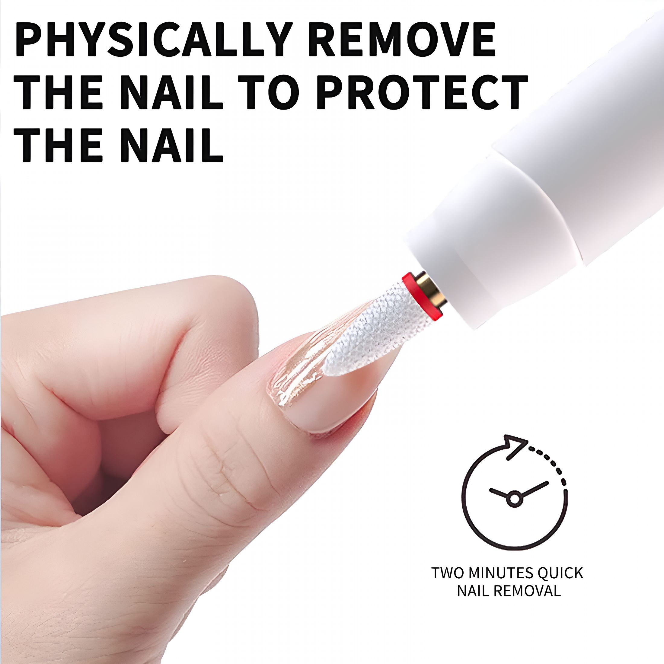 EXLEAF 2026 New Cordless Electric Nail Drill, 5 Speeds Portable Nail Sander Tools Rechargeable Nail Drill Machine for Acrylic Gel Nails, Manicure Pedicure Nail Tool (Pink)
