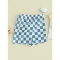 thumbnail image 3 of JYYYBF Boys Swim Trunks Toddler Elastic Band Checkerboard Print Swim Shorts Bathing Suit Swimsuit, 3 of 6