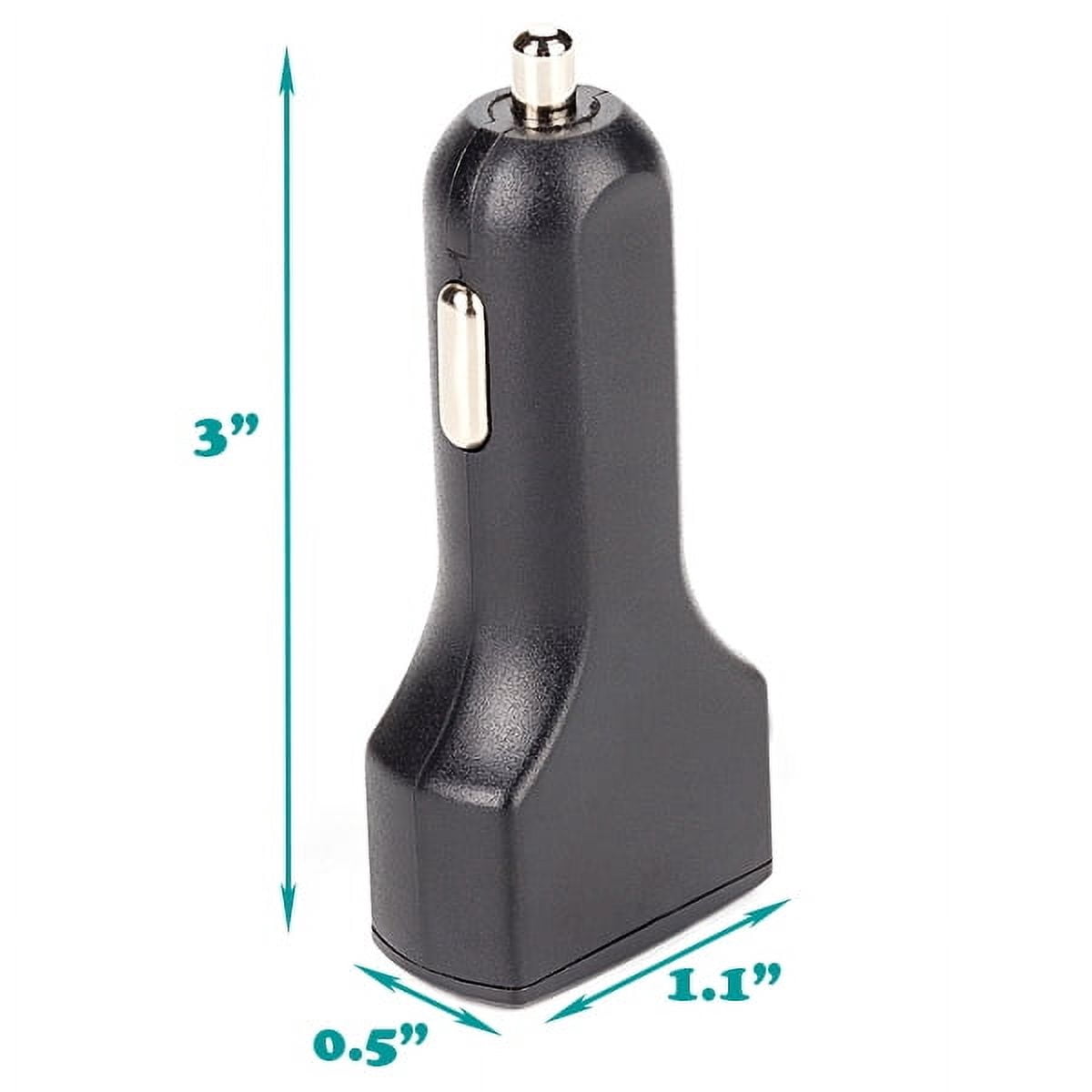 Car Charger for Nokia T20/T21 - 36W 3-Port USB 4.8A Type-C Cable 6ft Power Adapter