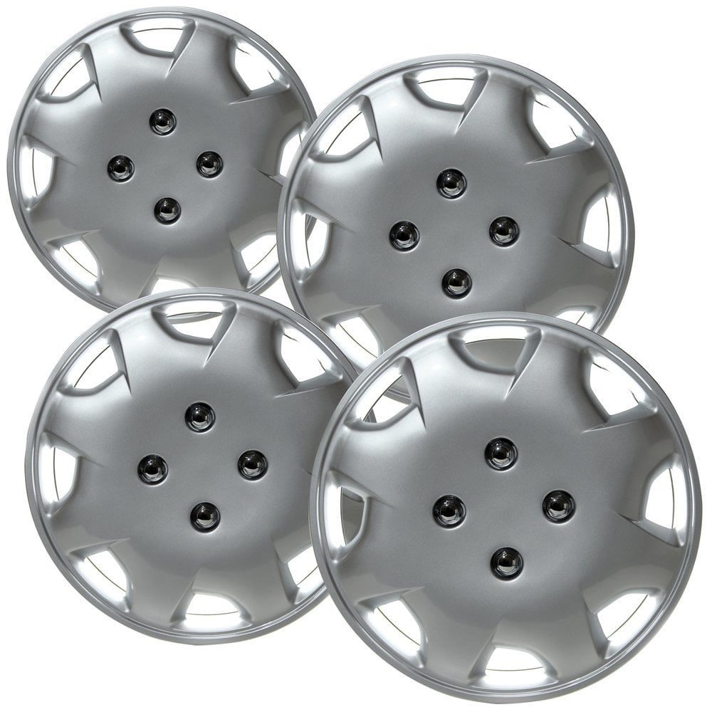 OxGord 15Inch Wheel Covers for Honda Accord, Silver (Pack of 4