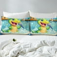 thumbnail image 4 of Erosebridal Singing Alligator Sheet Set Twin,Cartoon Animal Bedding Sets Twin Size,Ultra Soft Bed Sheets Twin,Kawaii Room Decorative,3pcs, 4 of 7