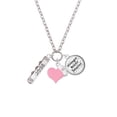 thumbnail image 2 of Delight Jewelry Best Friends Forever Bar - Light Pink Heart Nurse Strong Zoe Necklace, 2 of 4