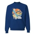 thumbnail image 1 of Wild Bobby, Betty Boop Endless Summer Beach the Dog Betty Boop Unisex Crewneck Sweatshirt, Royal, Medium, 1 of 5