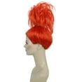 thumbnail image 4 of HPO Adult Women's Animated Movie Character Emotion Orange Wig, Cosplay Wig, Flame-retardant Synthetic Fiber, 4 of 10