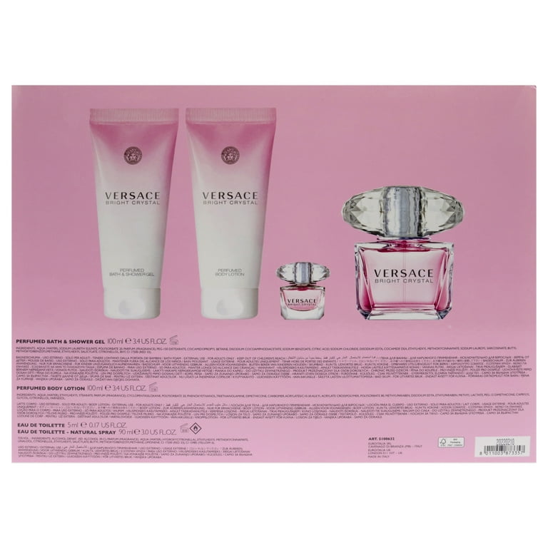 Versace Ladies Bright Crystal Gift Set Fragrances 8011003873357