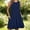 c01Blue, variant on Hduncf Women's Summer Sleeveless Crew Neck Midi Dresses Solid Color Casual Loose Fitting Tank Sundress with Pockets Gray L