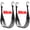 2x Elastic Rope 90cm, variant on Adjustable Helmet Strap Luggage Rope Elastic Bungee Cords with Hooks Retractable Binding Band for Motorcycle Bike Cargo Rack