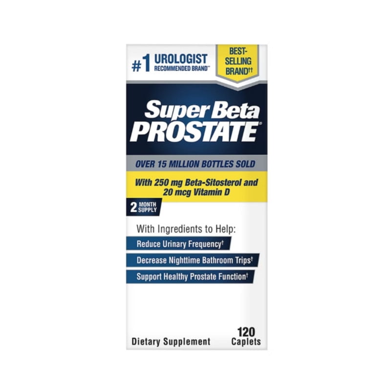 Super Beta Prostate Advanced Male Beta-Stosterol 120 Caplets EXP: 06