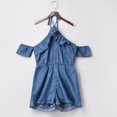 thumbnail image 2 of Bigersell Ripped Jumpsuits for Women Jumpsuit Womens Fashion Ethnic Style Patchwork Vintage Printed Buttons Suspender Jumpsuit Ladies' Bootcut Jumpsuit, 2 of 9