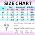 thumbnail image 3 of vigerkar Women's Swimsuits Two Piece Bikini Set Beach Vacation Outfits High Cut Bathing Suit (Orange, M), 3 of 6