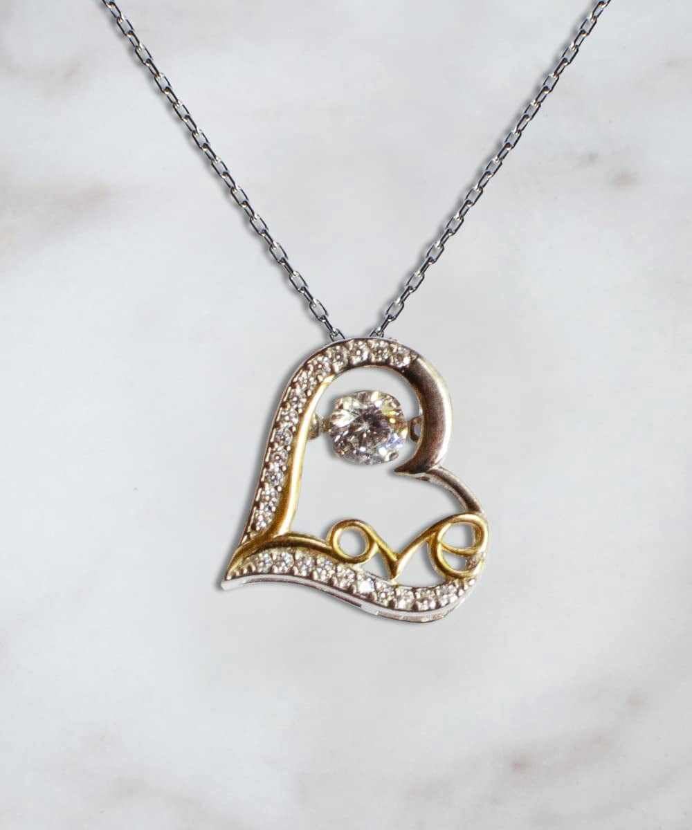 I'm so Lucky That I Found You and After All This time, I Still Love Love Dancing Necklace, Wife Present from Husband, Nice Jewelry for Wife