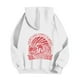 thumbnail image 4 of Sudadera con capucha Pink Palm Puff para mujer 2024, Sudadera con capucha de gran tamaño Sudadera casual preppy con cremallera, rosa para niñas adolescentes Tops Blanco XXL, 4 of 4