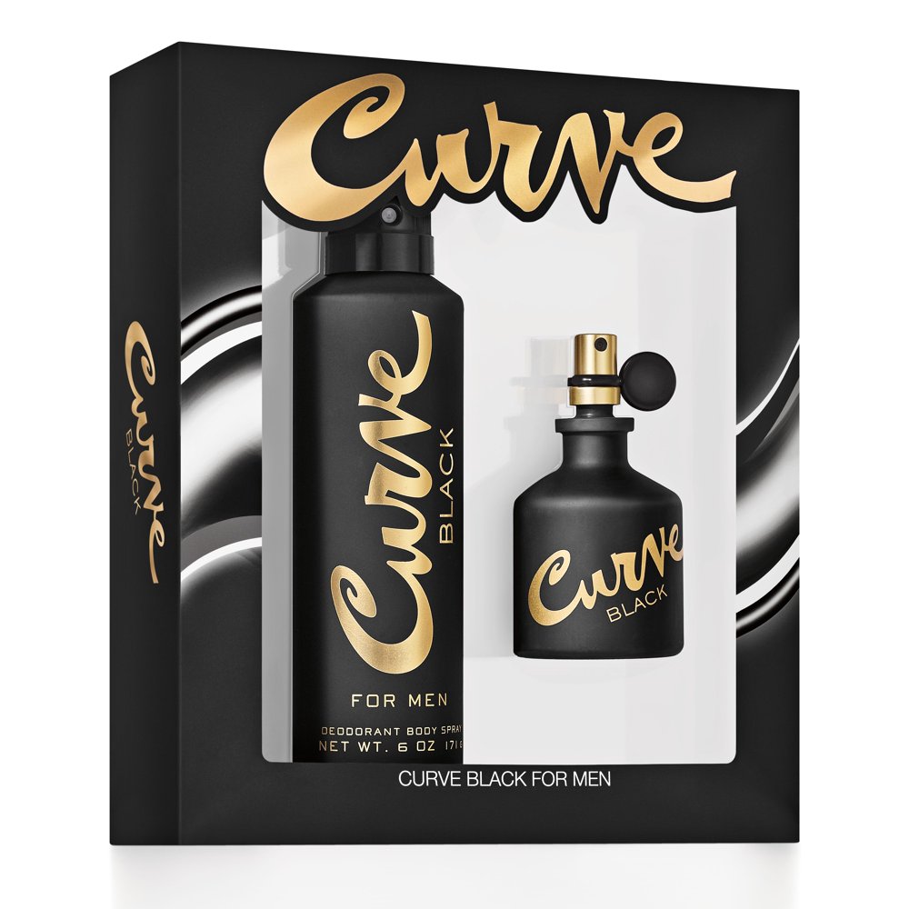 Curve Black Cologne Gift Set for Men, 2 pc