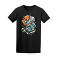 thumbnail image 2 of Snow Board Scary Bear T-Shirt Men -Image by Shutterstock, Male Small, 2 of 4
